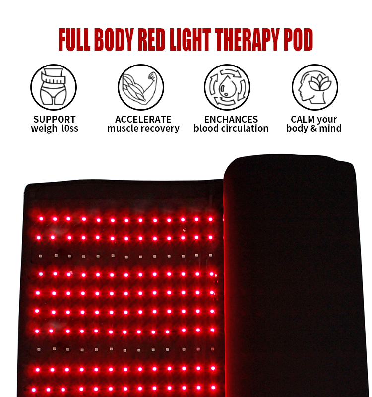 Near Infrared Red Light Therapy Product Large Pads Led Blanket Matt 180cm