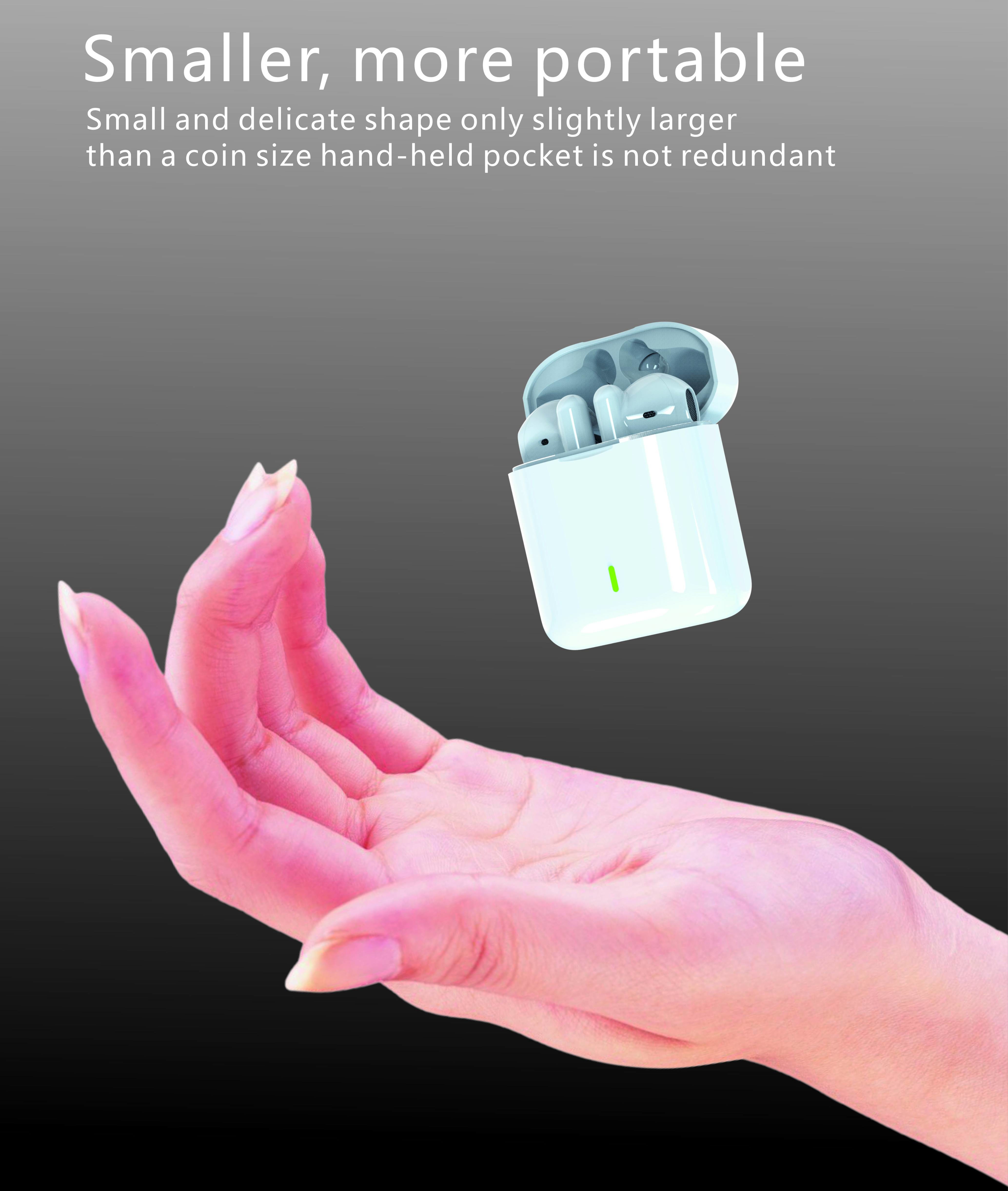 Lightweight Wireless Earbuds For Iphone Auto Pairing 15M Working Range