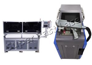 China Automatic Laser Cleaning Equipment 100w Rust Removing Laser 50W - 500W wholesale
