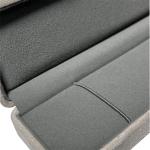 Wholesale Round corner Velvet Jewelry Box Luxury Earring Bracelet Necklace Ring