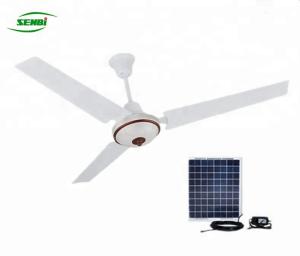 China Ultrastrong Wind Brushless Dc Ceiling Fan , 330RPM 56 Inch Solar Dc Fans wholesale