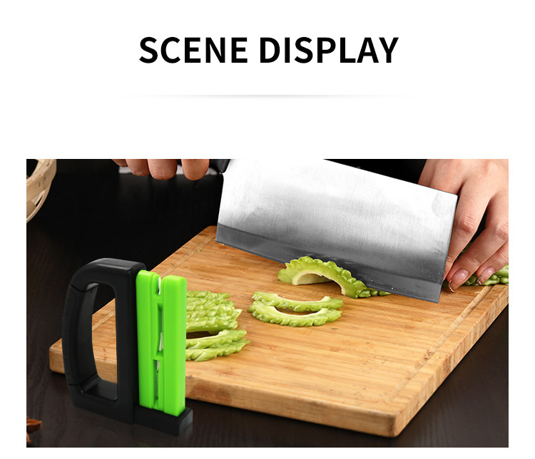 Amazon Small Kitchen Sharpening Stone 2 Stages Mult-Function Knife Scissor Sharpener