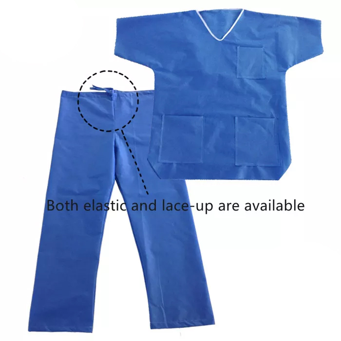 180gsm-220gsm Polyester Cotton Scrubs Medical Uniform Scrubs For Doctors Nurse