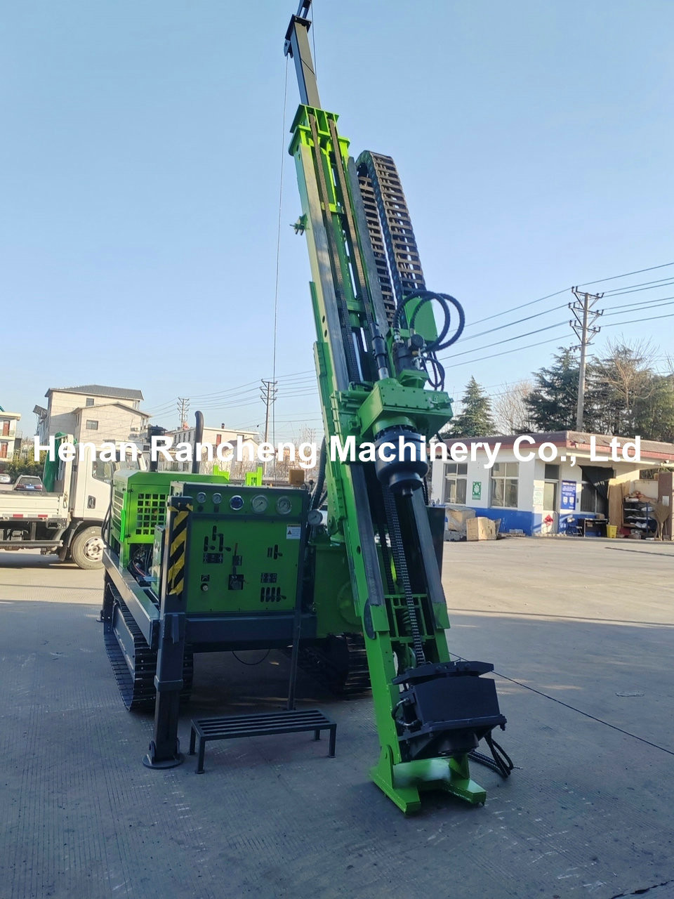 1200m Depth Full Hydraulic Core Drilling Rig With Yuchai Engine 6 Cylinders 92KW