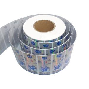 China Co Friendly Label Stickers Laser UV Finished Custom Package Stickers wholesale