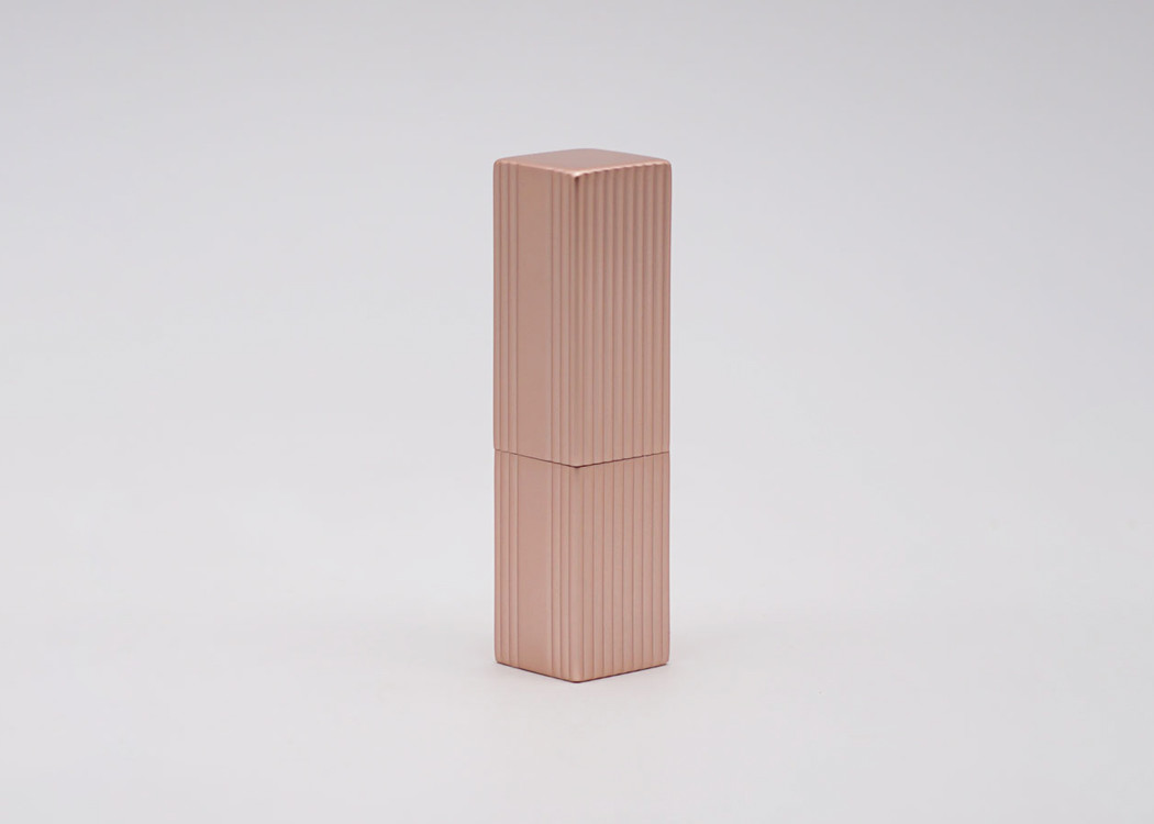 3.5g Gold Aluminum Empty Lipstick Tube , Lipstick Tube Packaging