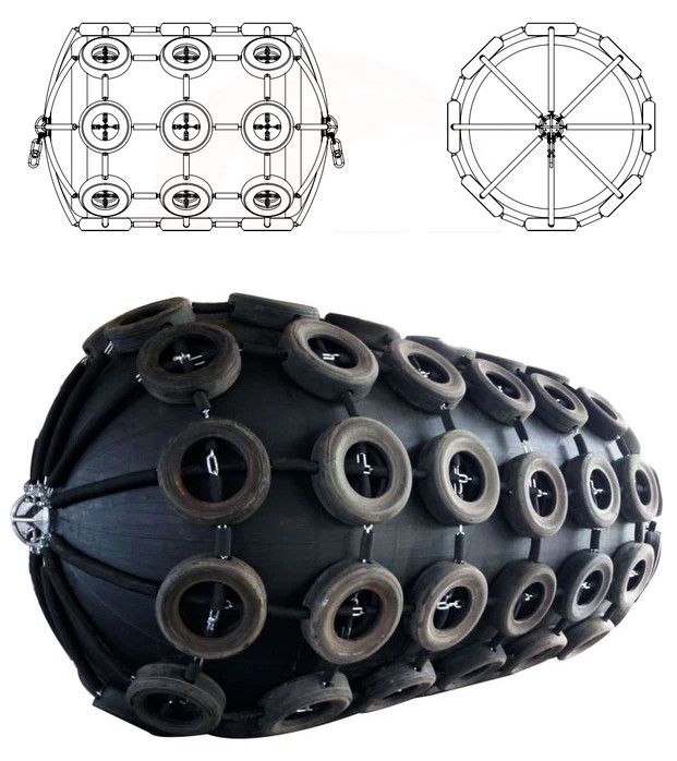 Pneumatic Marine Fender For Different Ship Sizes