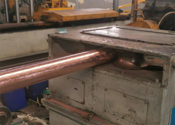 EN12735 Inner Grooved Copper Tube , OD 9.52MM Heating And Cooling Pipes
