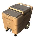 Hot Sell Durable PE Brown 110Litre Ice Caddy