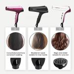 AC Motor 2000w Ionic High Power Hair Dryer 2Speed 3Heat Setting