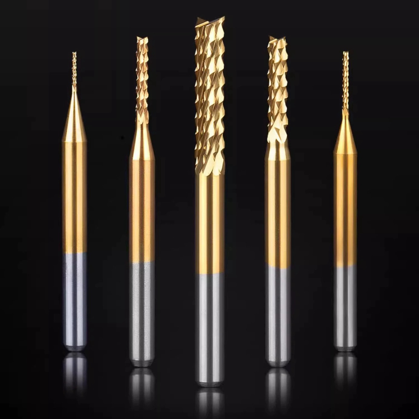 Insert Type Alloy Corn Milling Cutter Carving Cutter Tungsten Steel Corn End Mill
