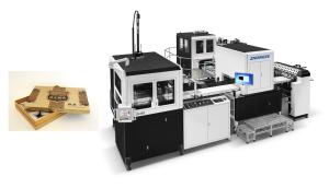 China High Speed Paper Box Forming Machine For Handicraft , Electronic Paper Box on sale