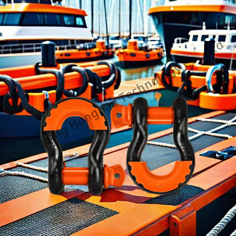 Outdoor Adventure Essential Durable High Strength Bow Shackle with Safety Bolt Pin
