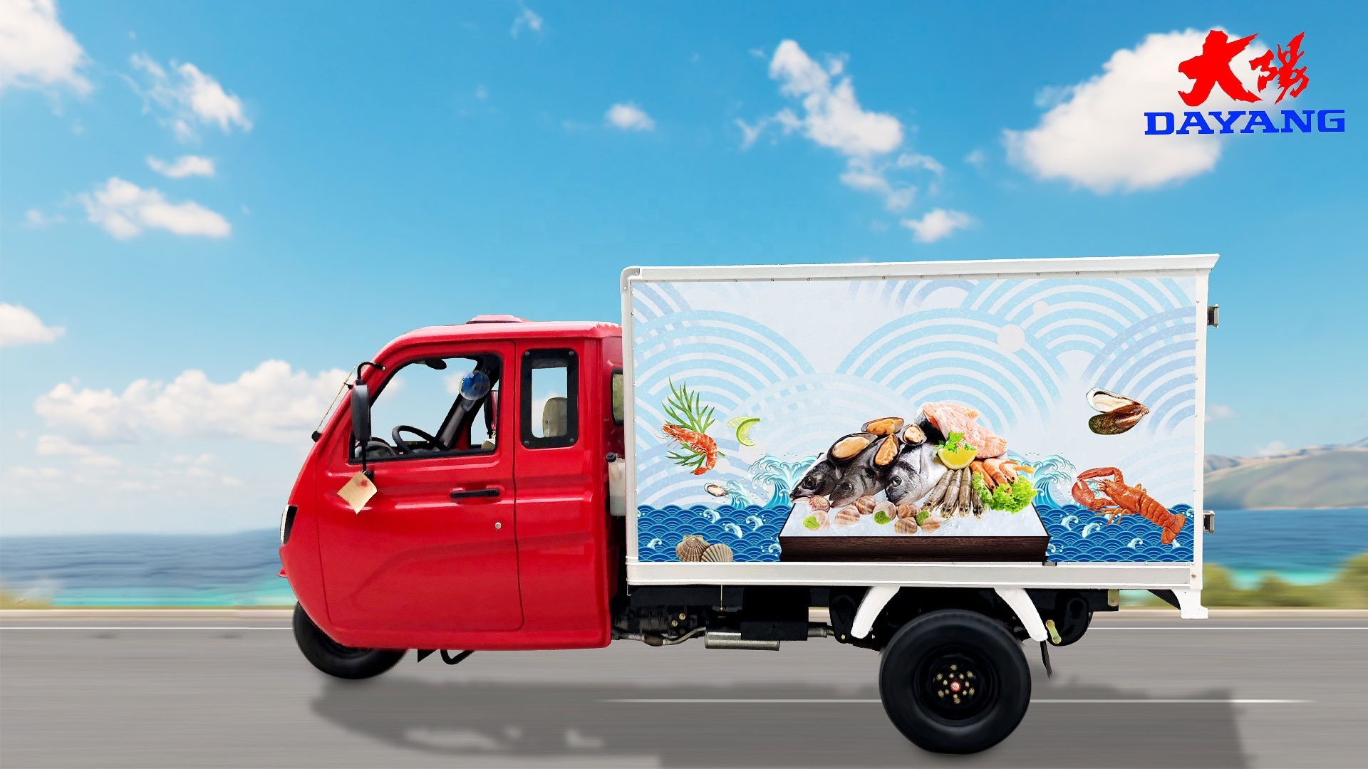 3 Wheels Motorized Tricycle 1000W 12V 120Ah Saint Cargo Tricycle for Other Tricycles