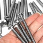 316 Stainless Steel M8 Carriage Bolts Round Head Metal Bolt For Fastening And