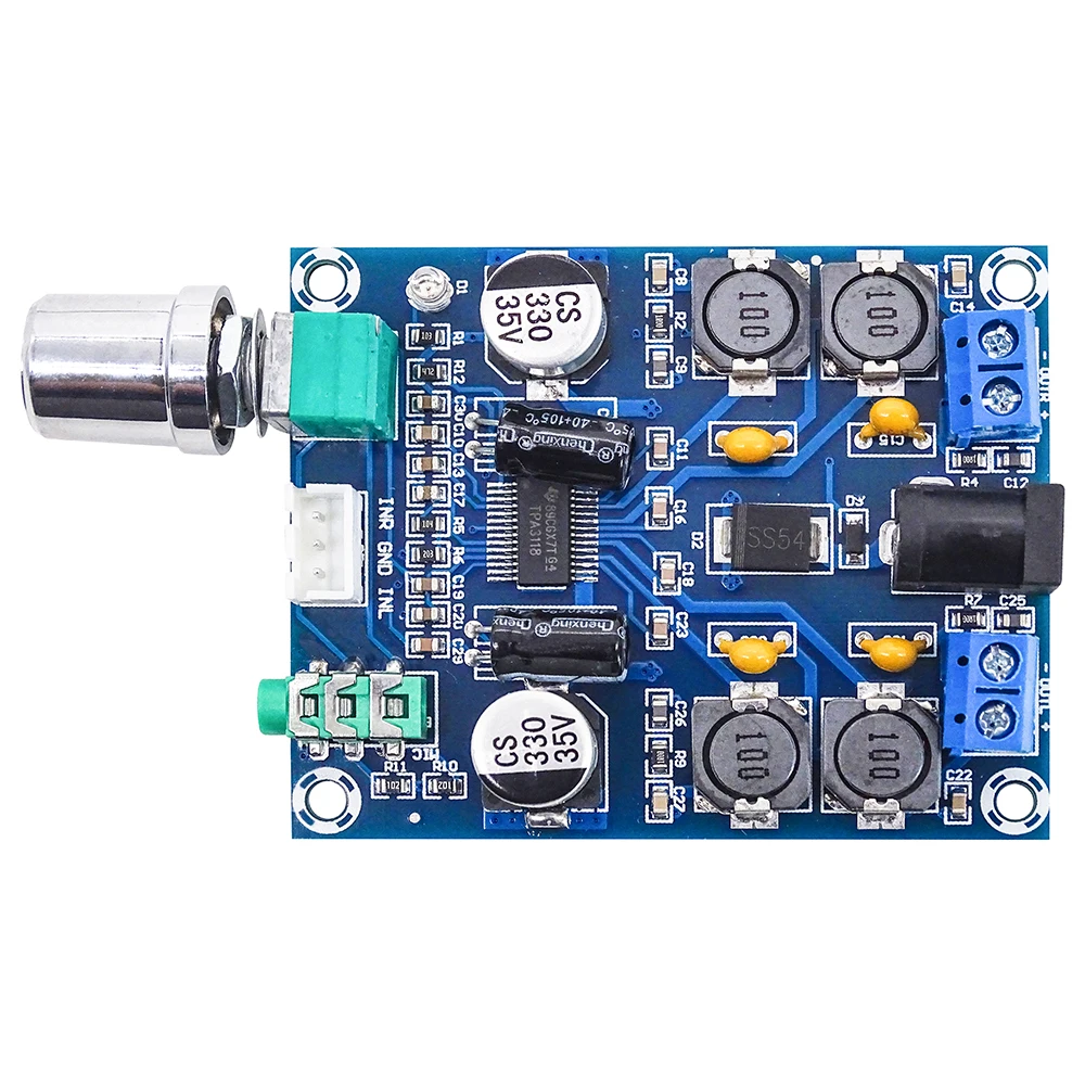 DC12-28V Audio Power Amplifier Board Dual Channel 45W*2 Stereo Linear XH-M312 Digital HD Edition