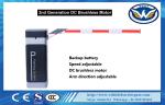 Backup Battery Fold Arm 24vdc Automatic Parking Gate Barrier