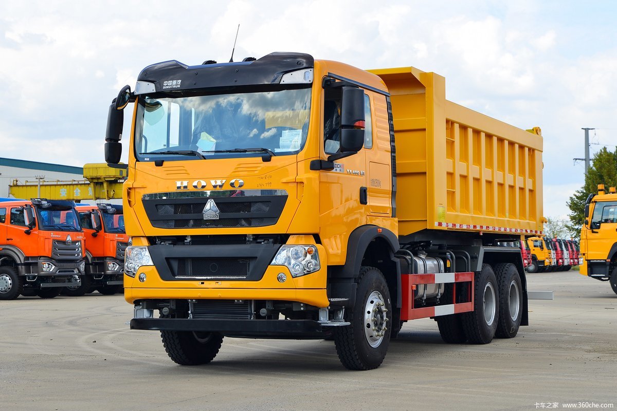 Manual Transmission Type Sinotruck Howo TX 400hp 6x4 Mining Dump Trucks for 2023 2024