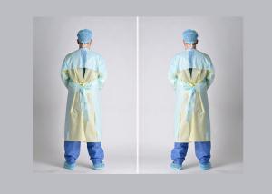 China Lightweight Disposable Hospital Theatre Gowns Thickness 0.025 - 0.08mm wholesale