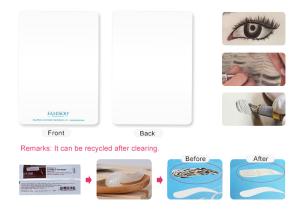 China Rubber Blank White Tattoo Practice Skin , Permanent Makeup Practice Skin wholesale