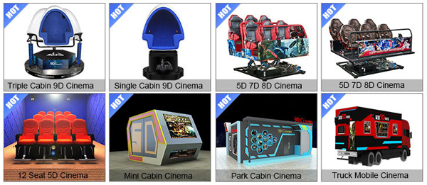 5D Cinema Including The Outside Cabin Hydraulic Dynamic system