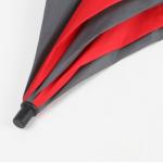Colorful Vented Ladies Golf Umbrella , 30 Inch Dual Canopy Wooden Handle