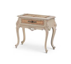 China Bedroom Ash Wooden Nightstand Side Table With One Drawer wholesale