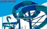 Fiberglass Big Water Slide Water Amusement Park For Amusement Park