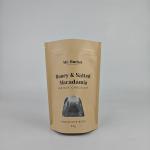 Free samples High Quality Food grade Kraft Paper 90g Snack Packaging Bags Stand