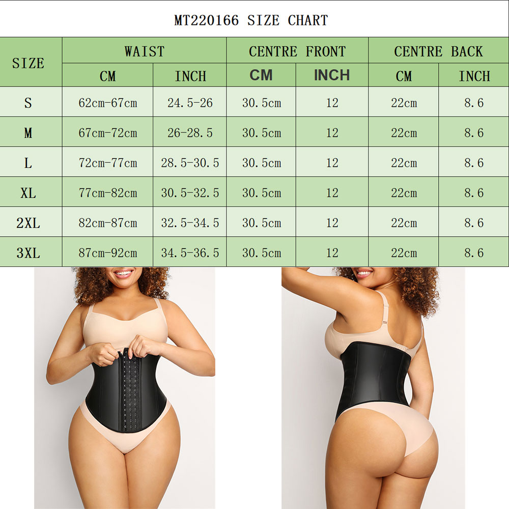 Custom Logo Waist Trainer Shaper Wear Belt with Padded Buttocks and 7 Days Lead Time
