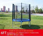 8FT Outdoor Professional Round Children Fitness Jumping Trampoline Bed With
