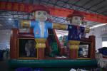 Scarecrow Themed PVC Bouncy Castle , Inflatable Farm Fun Kids Bounce House