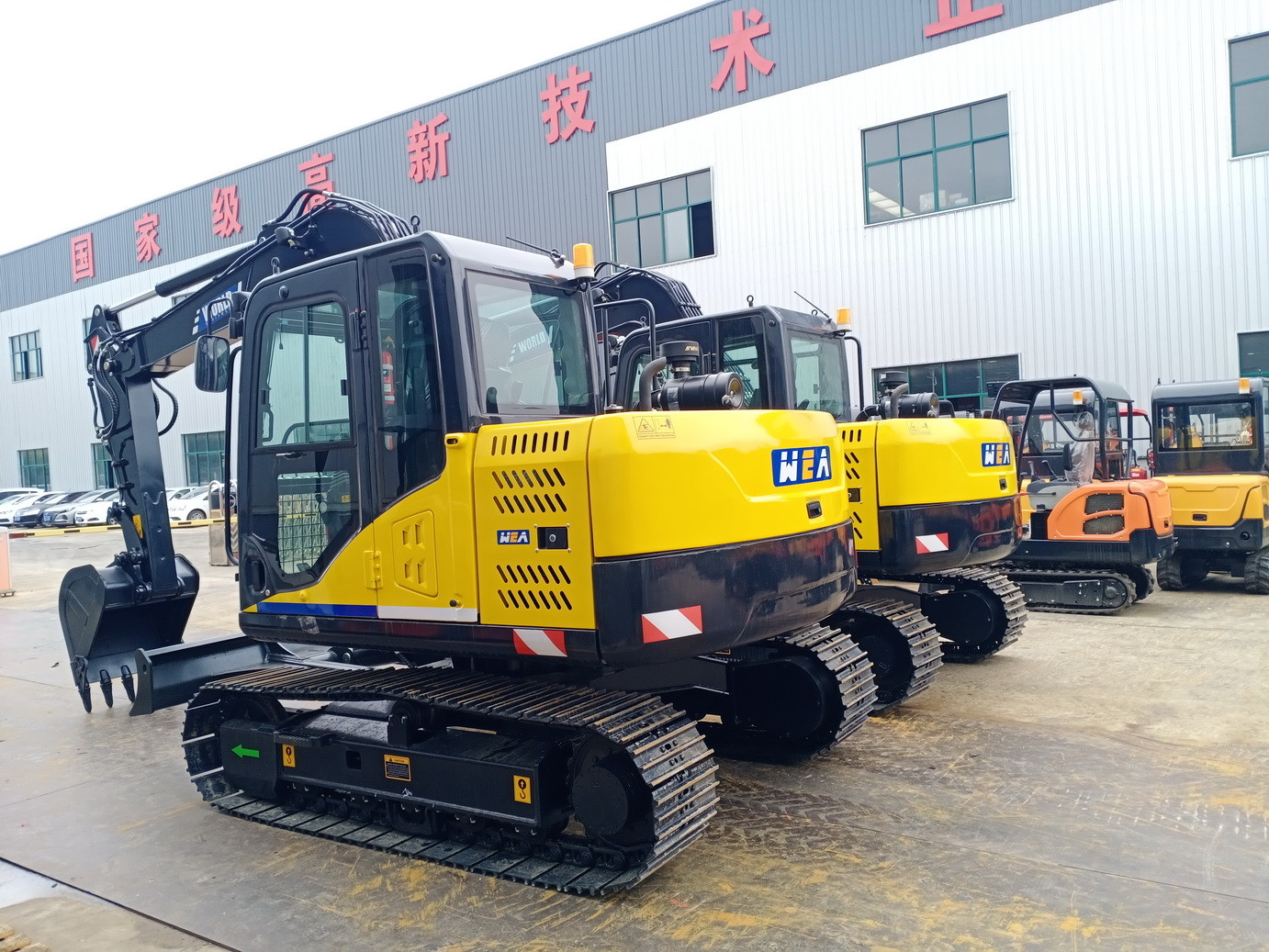 Reliable Hydraulic Crawler Excavator Achieving Maximum Digging Height 7023mm