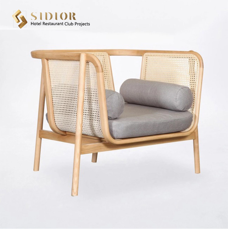 Lobby Sofa, Morden Sofa, Solid Wood sofa, Leisure sofa, Fabric Upholstery,Movable Cushion, Club, Hotel High Quality Sofa