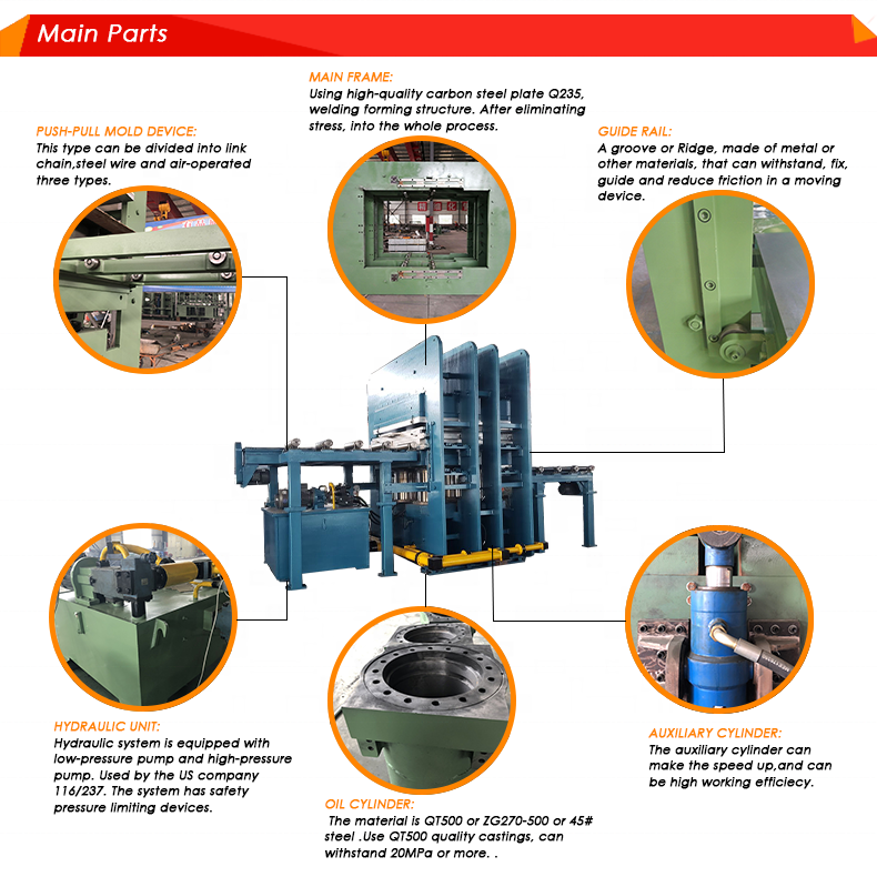 Motorcycle Tire Making Machine Precure Tread Rubber Hydraulic Press with CE ISO9001
