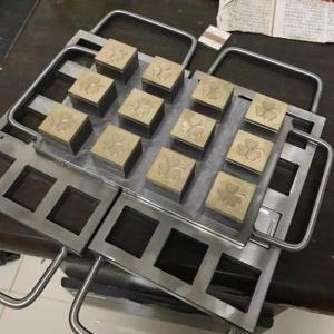 China Easy Operate Cosmetic Powder Making Machine 6 Holes Aluminum Mold wholesale