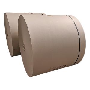 China Recycle Brown Wrapping Paper Roll Custom Kraft Tape 1090mm wholesale