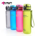 Colorful 500ML Sports Custom Made Drink Bottles With Dust Cover Matte For Girls