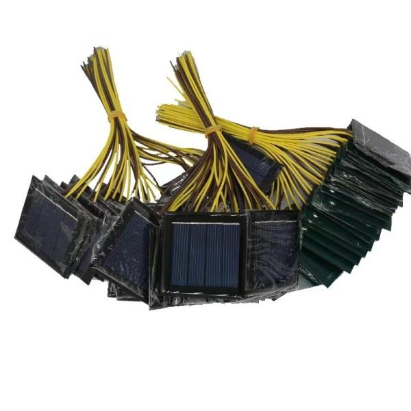 Epoxy Mini Solar Panel Charger 1w 2w 3w 4w 5v 6v 7v Sunlight Power Bank Battery