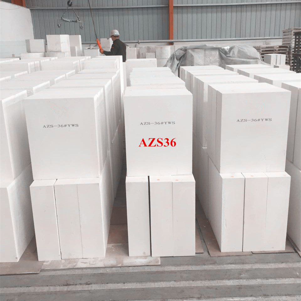 Electrocast Refractory Bricks Made from Pure Alumina and Zircon Sand for Glass Kiln
