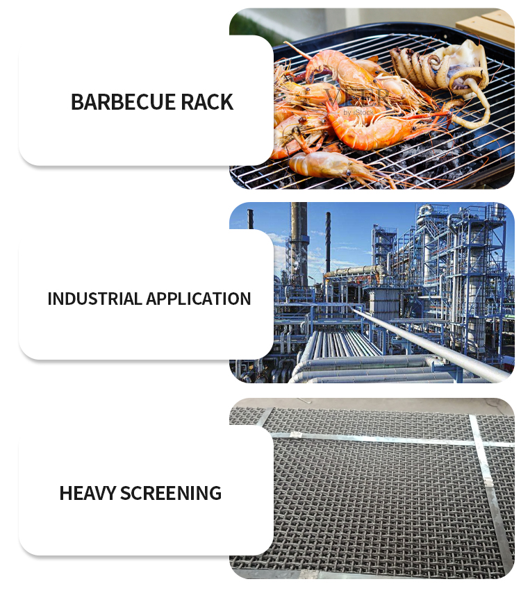 Guixiang international Plain Crimped woven wire mesh for sale