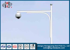 China Powder Coated Galvanized CCTV Camera Posts for Security / Traffic Surveillance wholesale
