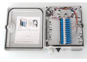 China Wall Mounted Fiber Optic Termination Box , ABS Housing Fiber Optic Junction Box With Extend Capacity wholesale