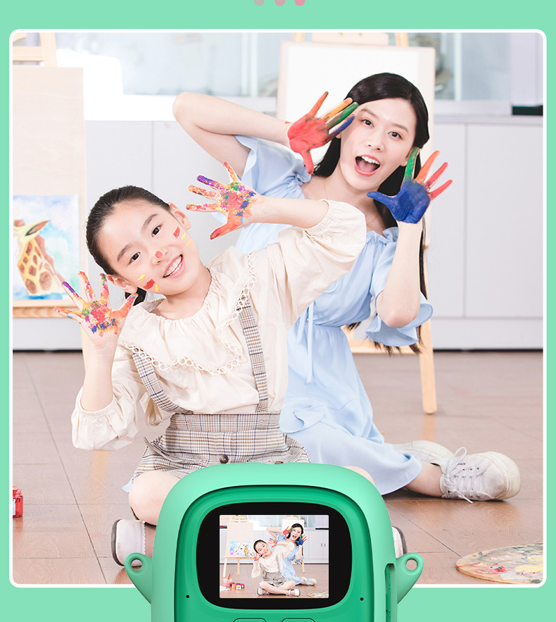 Multifunctional Instant Inkless Colour Sticker Printer For Kids Photo