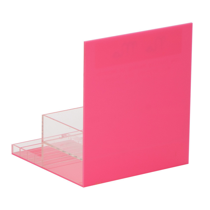 Lipstick Nail Polish POS Acrylic Display Shelf , Plexiglass Cosmetic Display Stand
