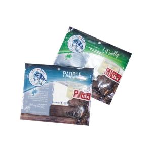 China Transparent Fishing Laminated Plastic Worm Bags With Hanger Hole wholesale