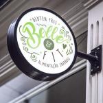 Luminous Round Advertising LED Light Box Outdoor Aluminum Acrylic For Shops
