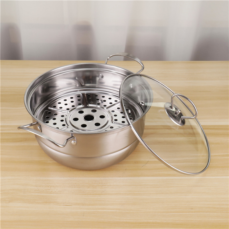 Modern Desktop Stainless Steel Cookware Set 12pcs Food Soup Pot