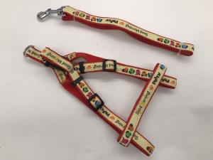 China Fashionable Eco - Friendly Pet Dog Leash Harness 4-5mm Thickness wholesale