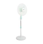 Round Base Floor Standing Mental Electric Air Cooler Fan Blue